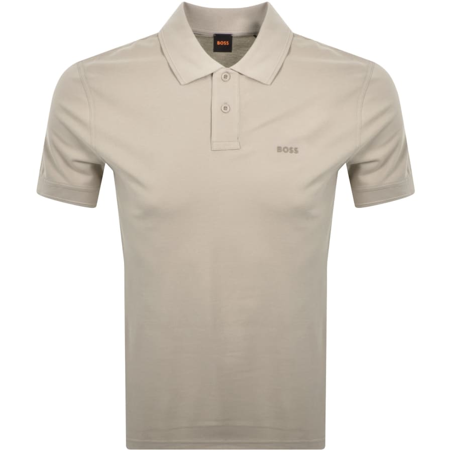Image number 1 for BOSS Prime Polo T Shirt Grey