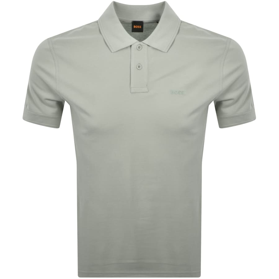 Image number 1 for BOSS Prime Polo T Shirt Grey