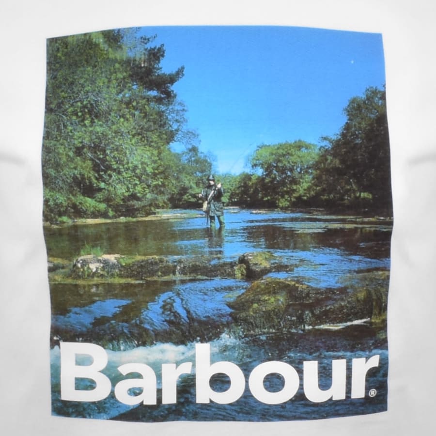 Image number 3 for Barbour Sprouston Oversized T Shirt White