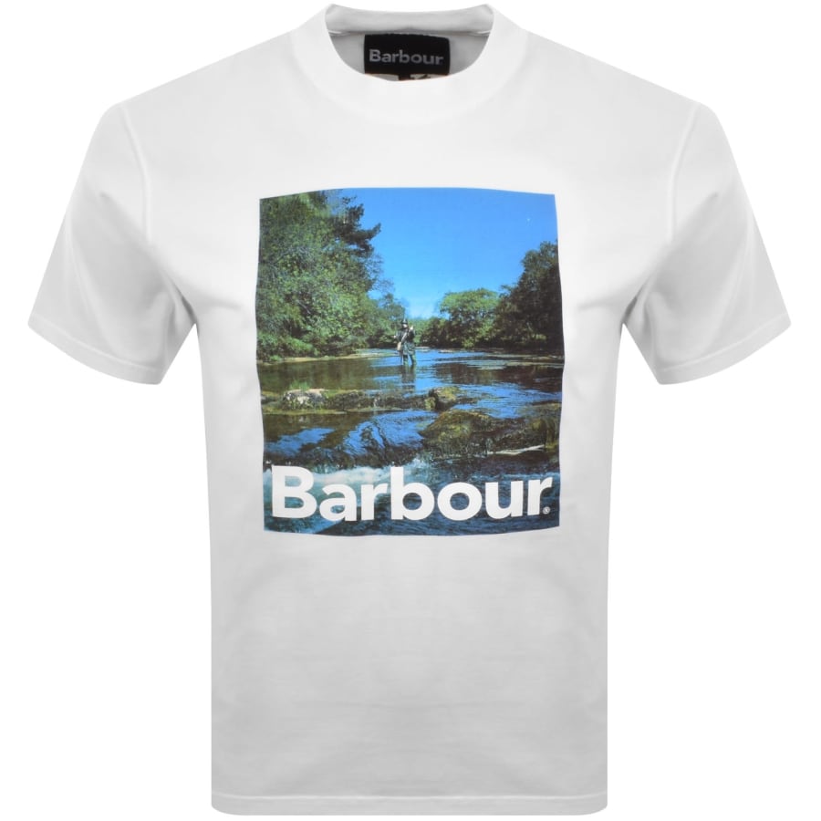 Image number 1 for Barbour Sprouston Oversized T Shirt White