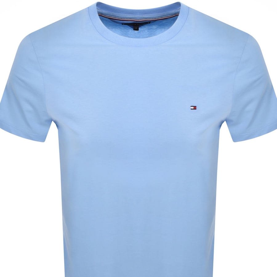 Image number 2 for Tommy Hilfiger Essential Solid T Shirt Vessel Blue