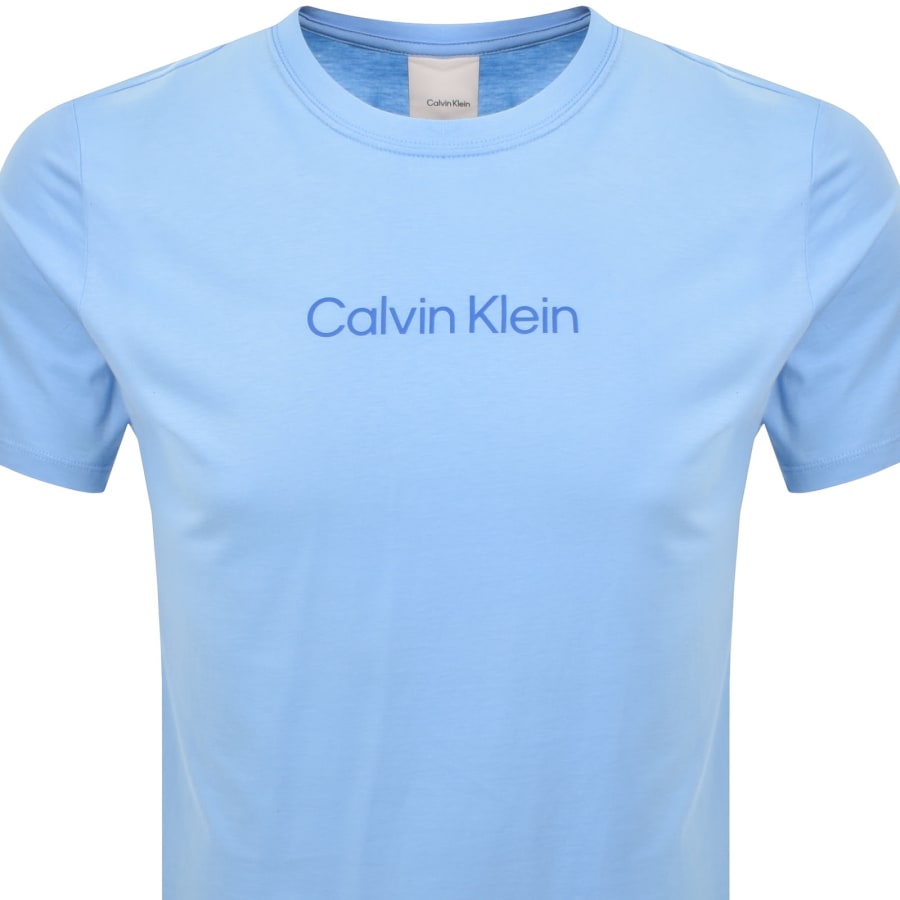 Image number 2 for Calvin Klein Logo T Shirt Blue