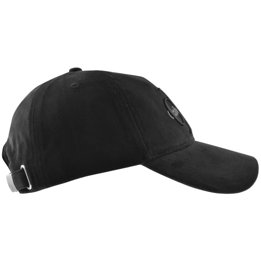 Image number 2 for Calvin Klein Layered Monologo Cap Black