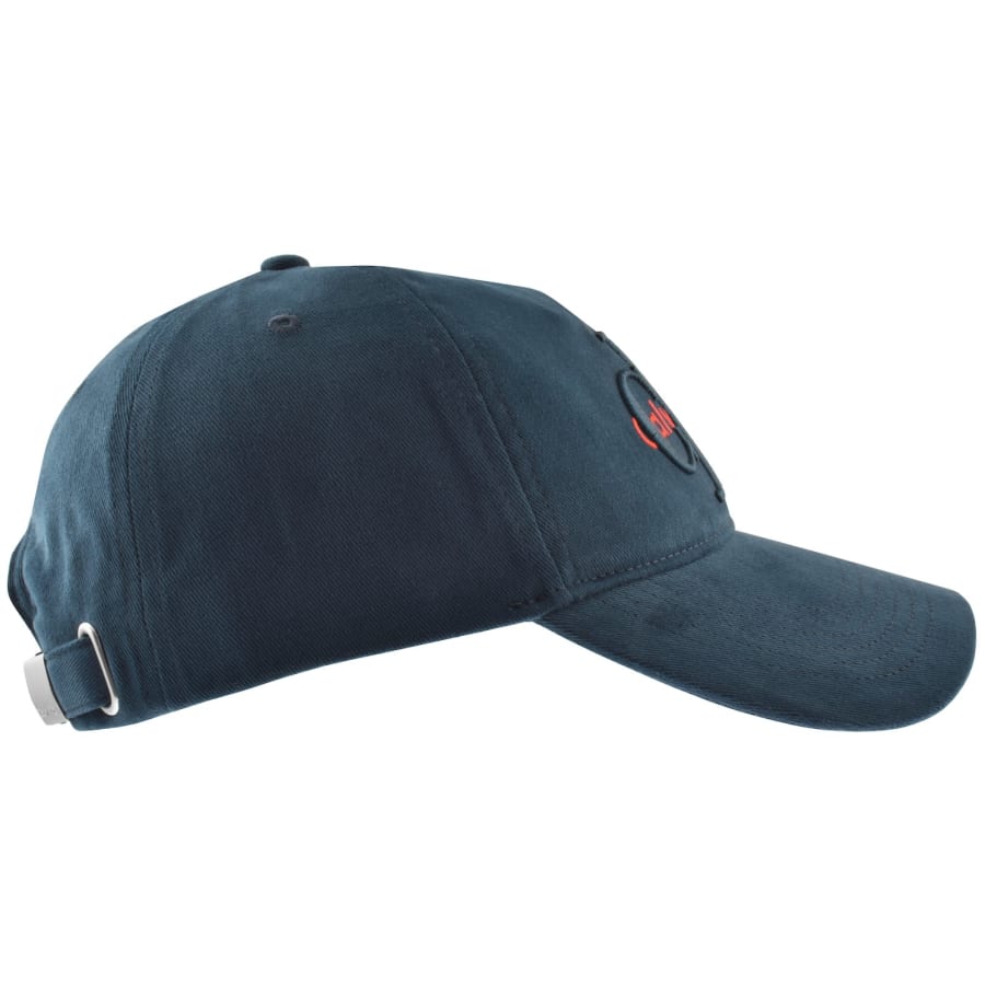 Image number 2 for Calvin Klein Layered Monologo Cap Blue
