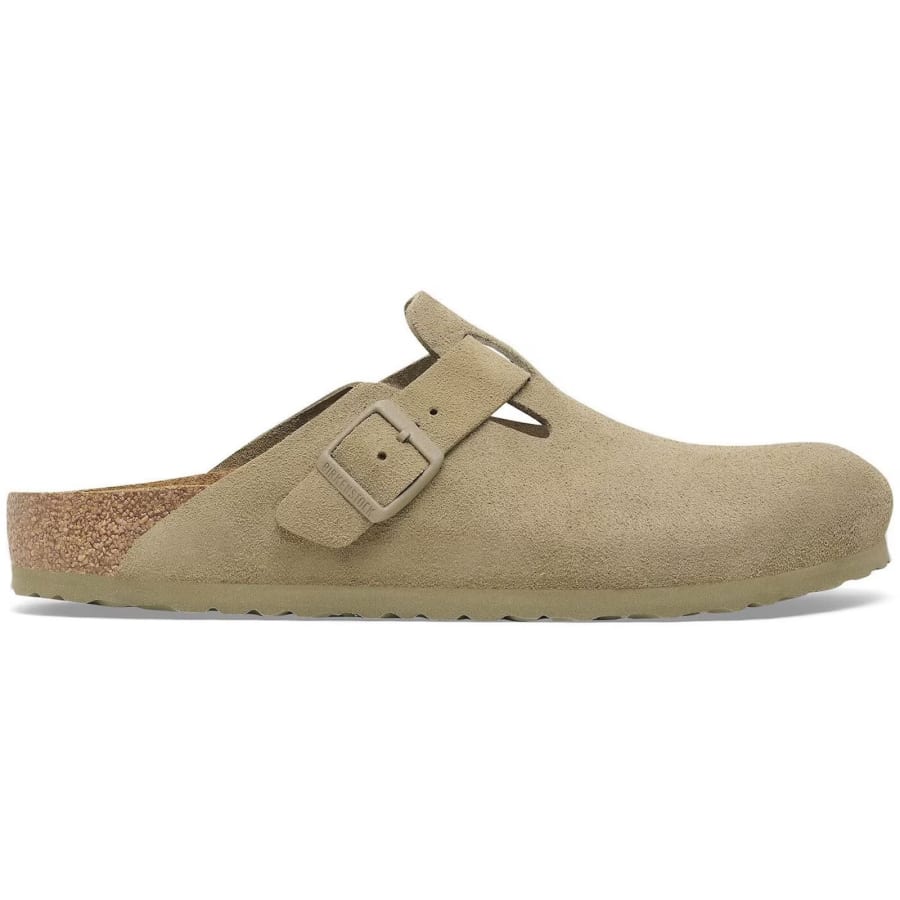 Image number 2 for Birkenstock Boston BS Mules Khaki