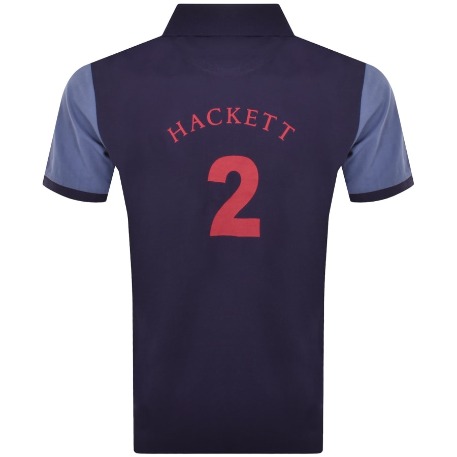 Image number 5 for Hackett Number Polo T Shirt White