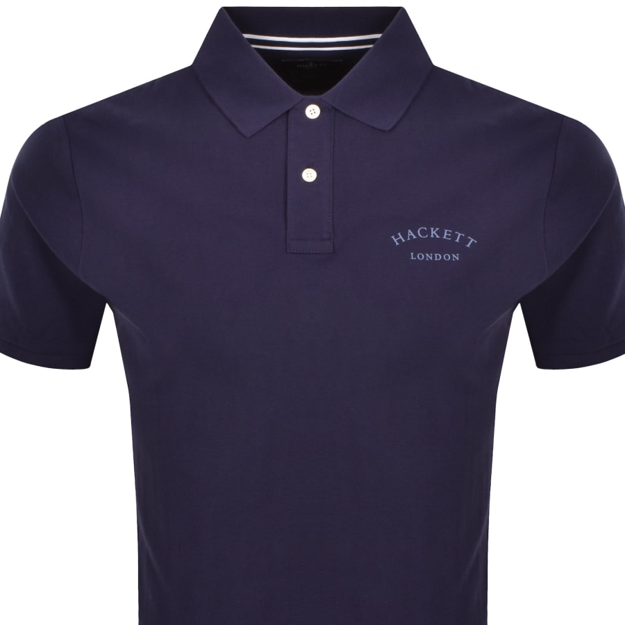 Image number 2 for Hackett Essential Polo T Shirt Ink Blue