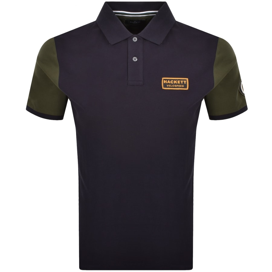 Image number 2 for Hackett Heritage Rally Polo Navy