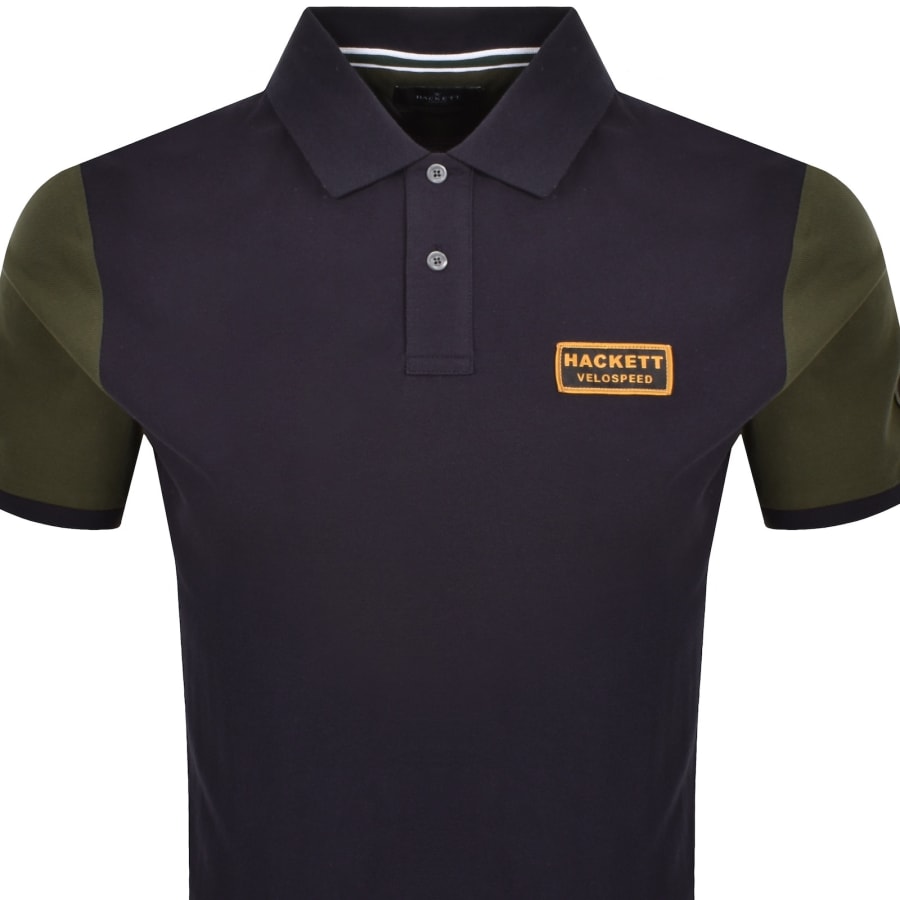 Image number 3 for Hackett Heritage Rally Polo Navy