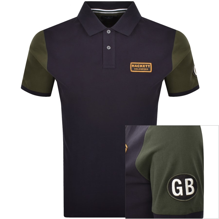 Image number 1 for Hackett Heritage Rally Polo Navy