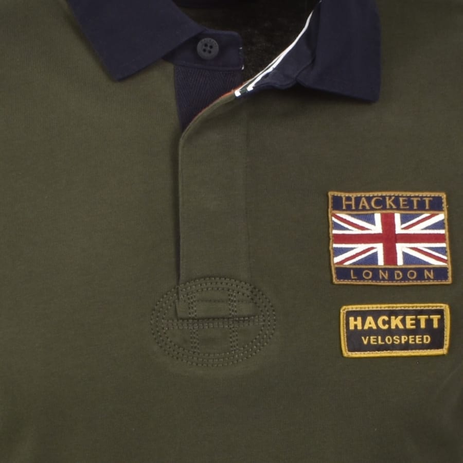 Image number 4 for Hackett Heritage Rally Badges Polo Green