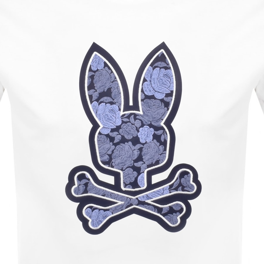 Image number 3 for Psycho Bunny Rowen Graphic T Shirt White