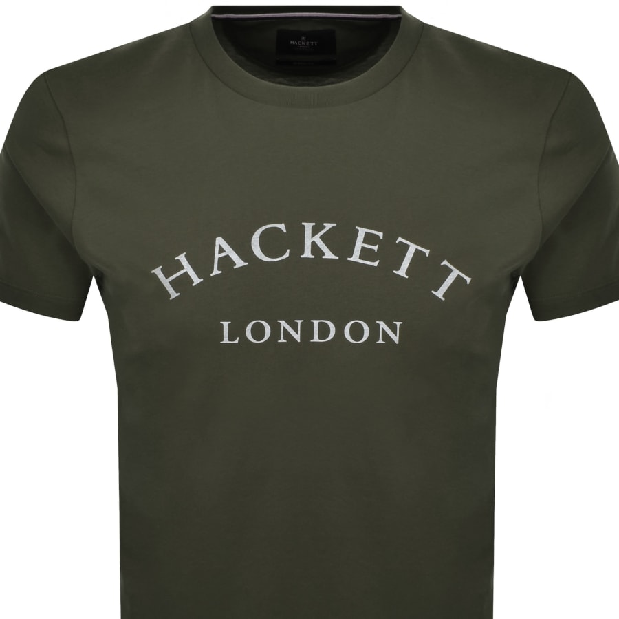 Image number 2 for Hackett Heritage Essential T Shirt Duck Green
