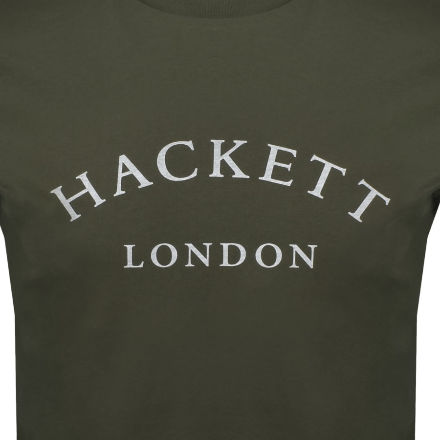 Image number 3 for Hackett Heritage Essential T Shirt Duck Green
