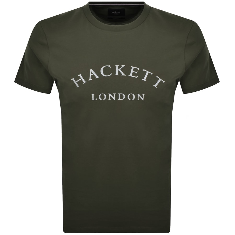 Image number 1 for Hackett Heritage Essential T Shirt Duck Green