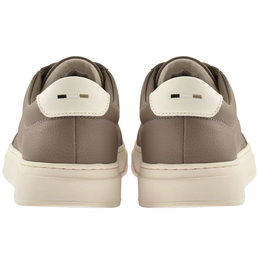 Image number 2 for BOSS Kieran Tennis Trainers Dark Beige