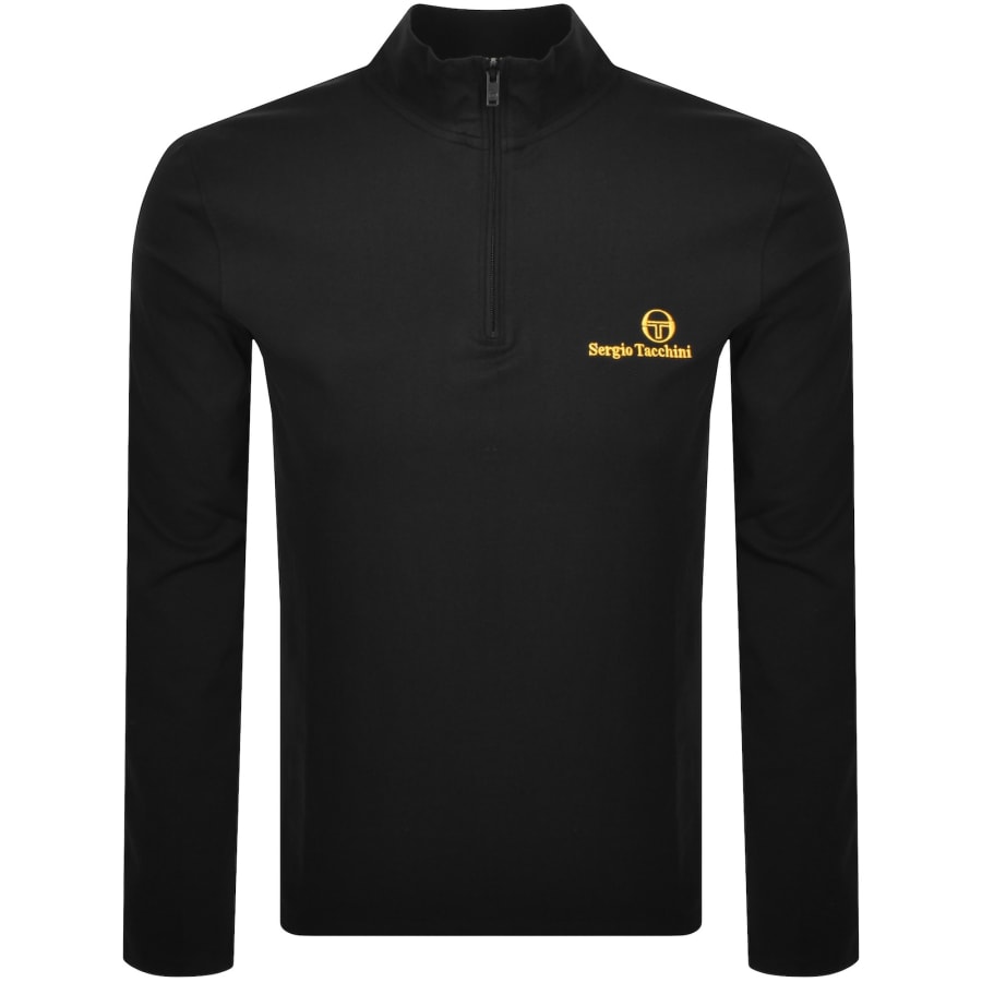 Image number 1 for Sergio Tacchini Daytone Cycling Top Black