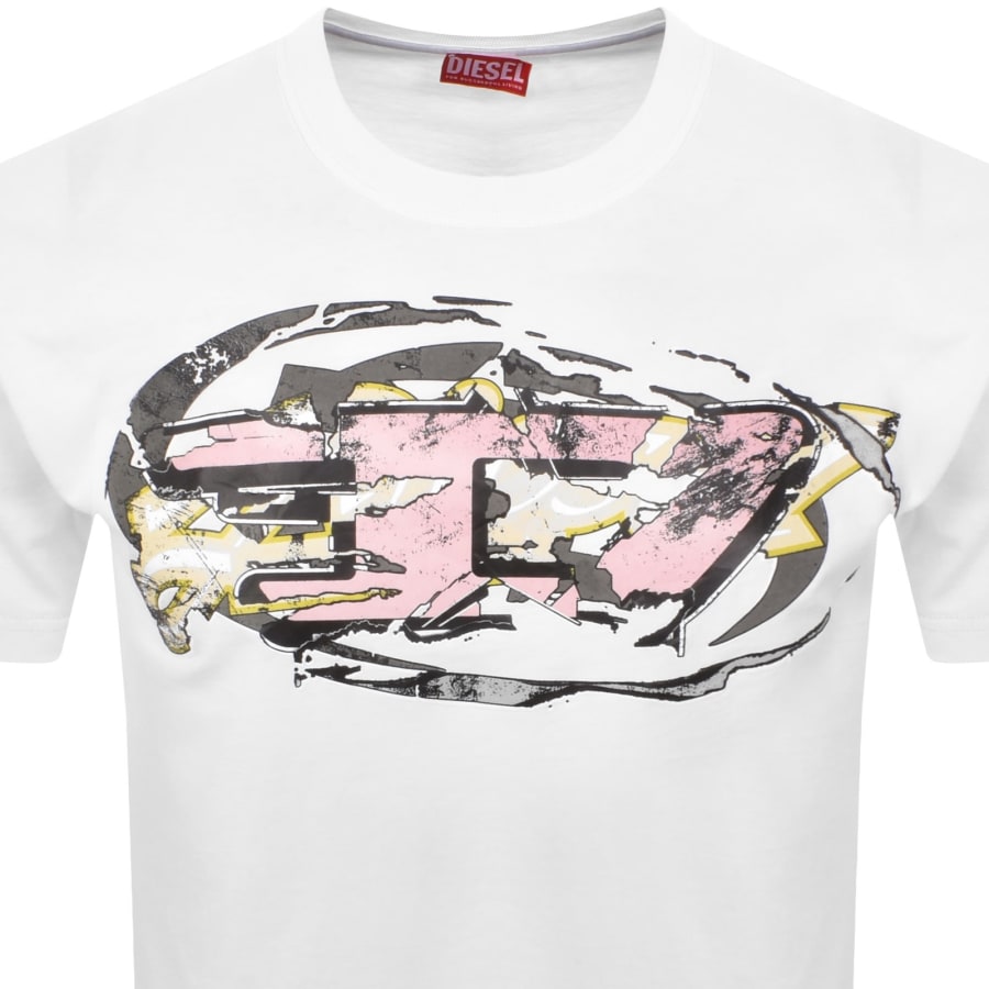 Image number 2 for Diesel T Norm T11 T Shirt White