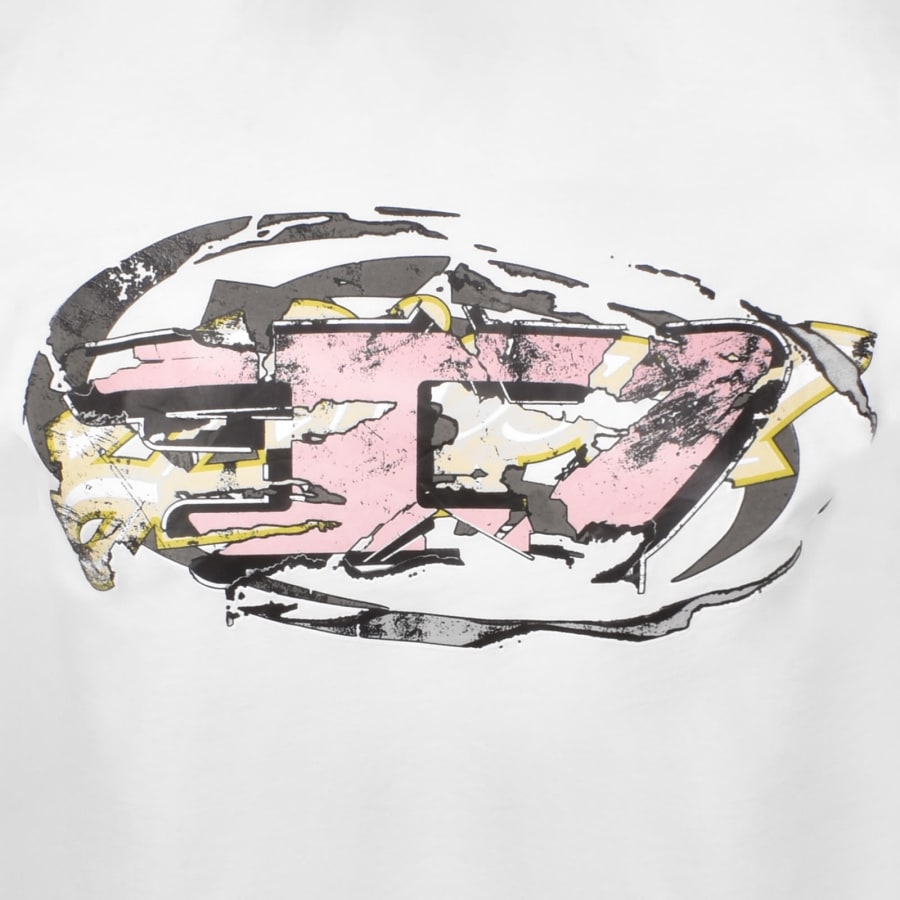 Image number 3 for Diesel T Norm T11 T Shirt White