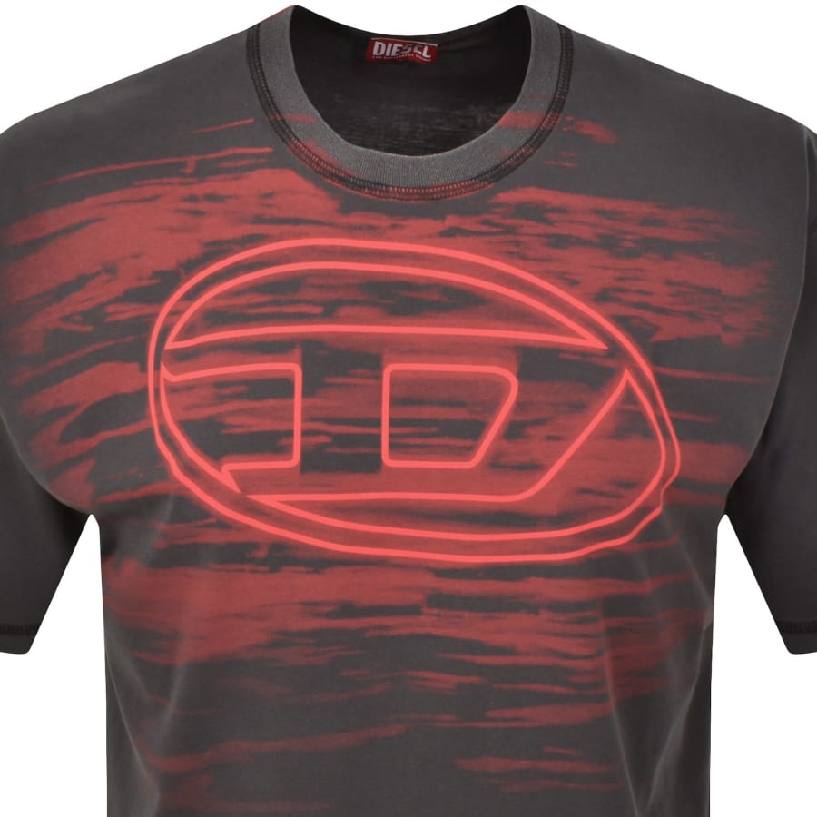 Image number 2 for Diesel T Boxt T5 T Shirt Grey