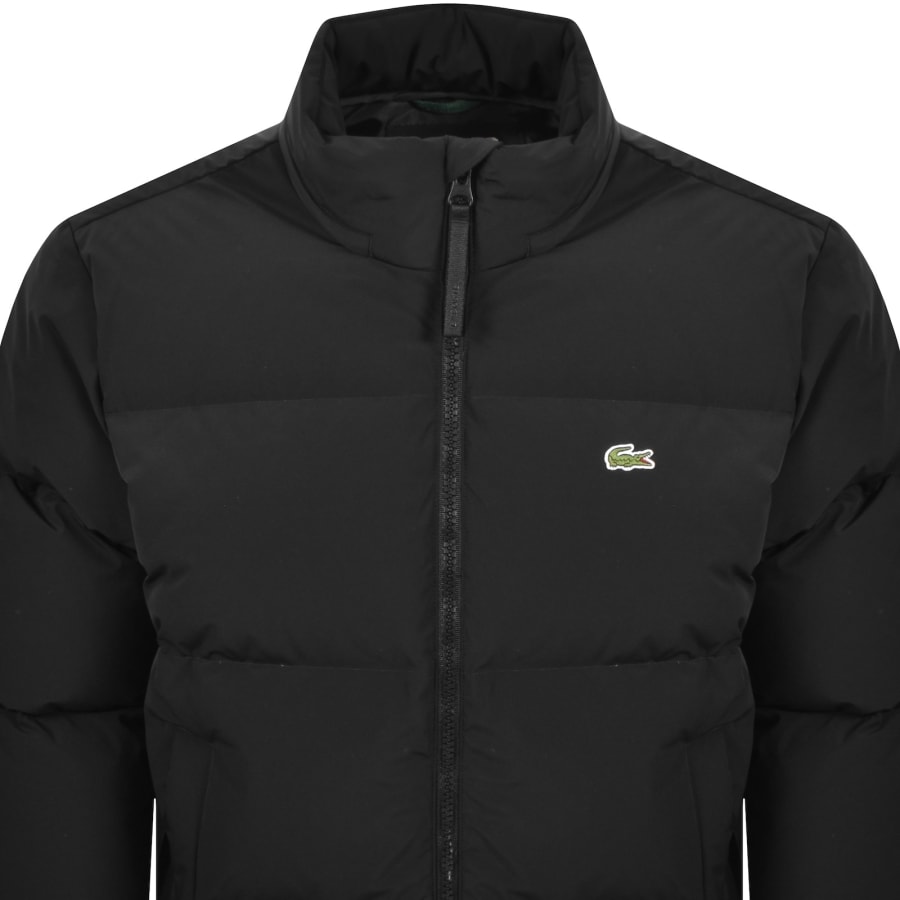 Image number 2 for Lacoste Big Baffle Logo Jacket Black