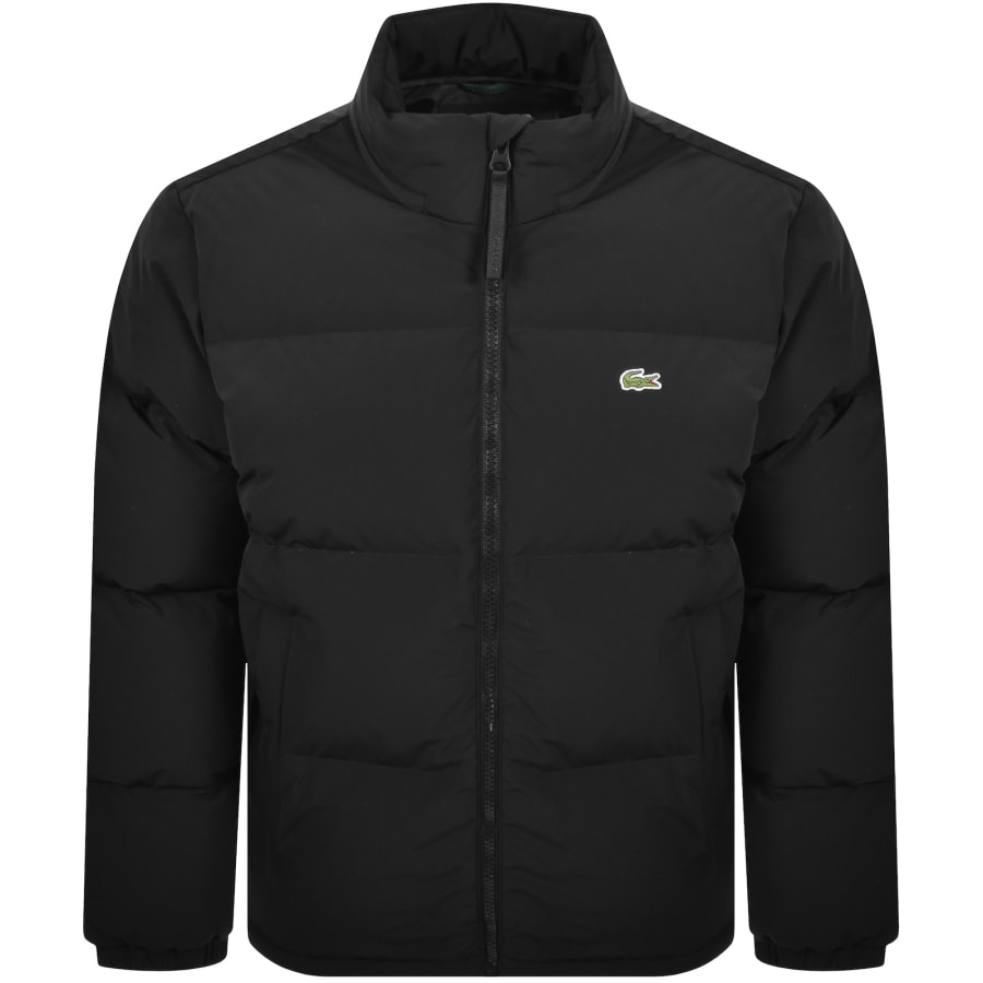 Image number 1 for Lacoste Big Baffle Logo Jacket Black