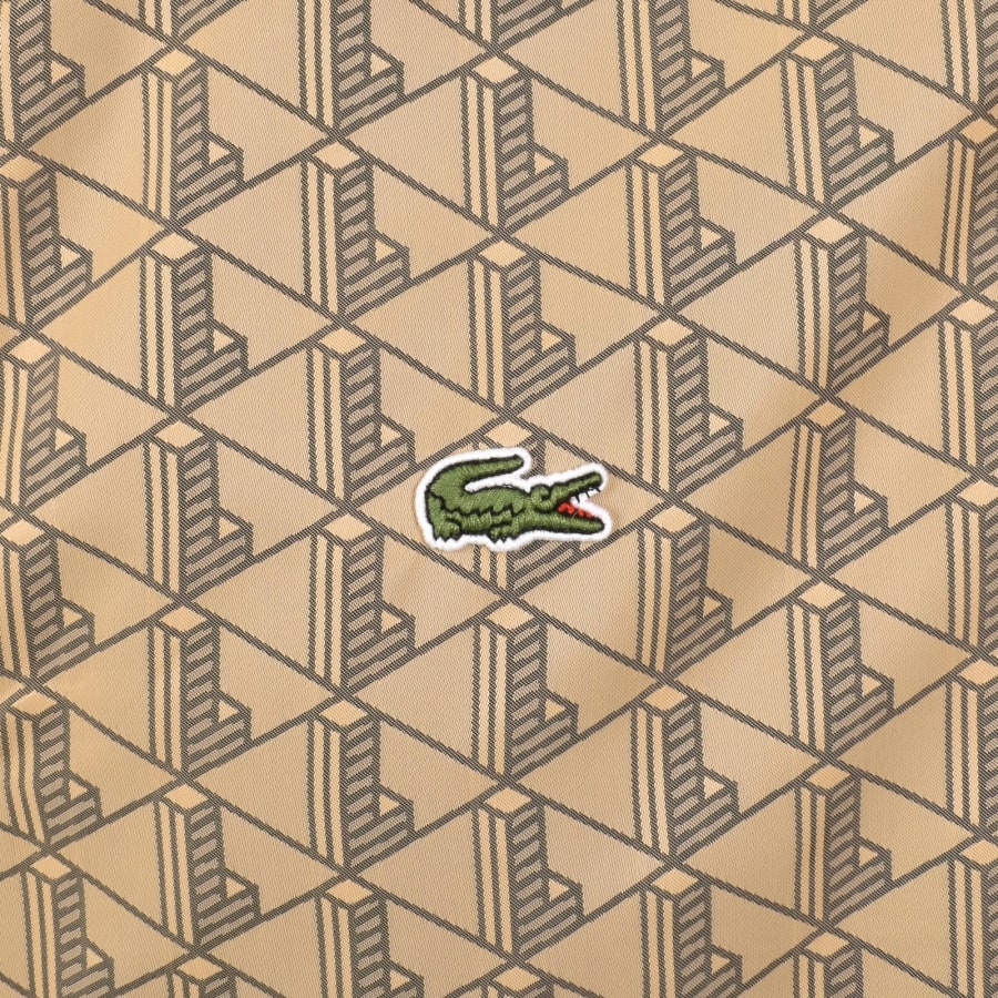 Image number 5 for Lacoste Reversible Logo Jacket Beige