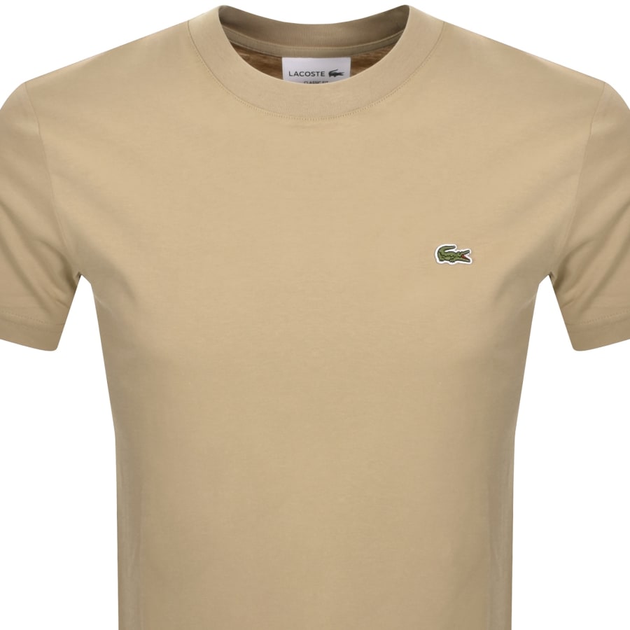 Image number 2 for Lacoste Core Logo T Shirt Khaki