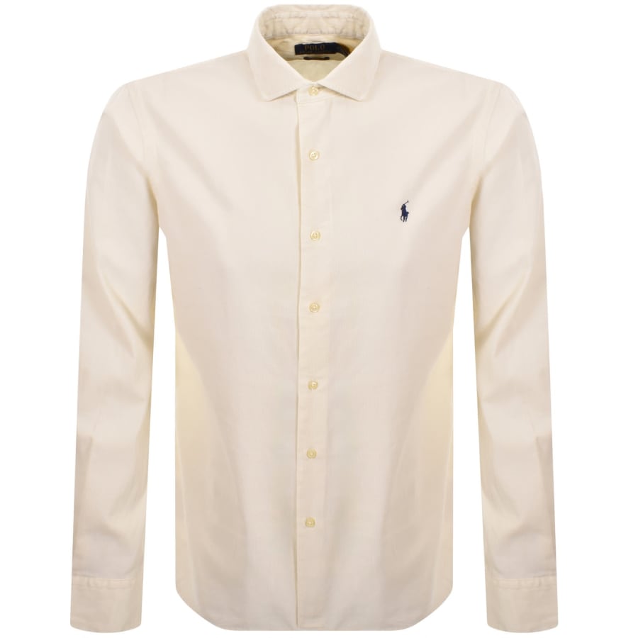Image number 1 for Ralph Lauren Corduroy Shirt Cream