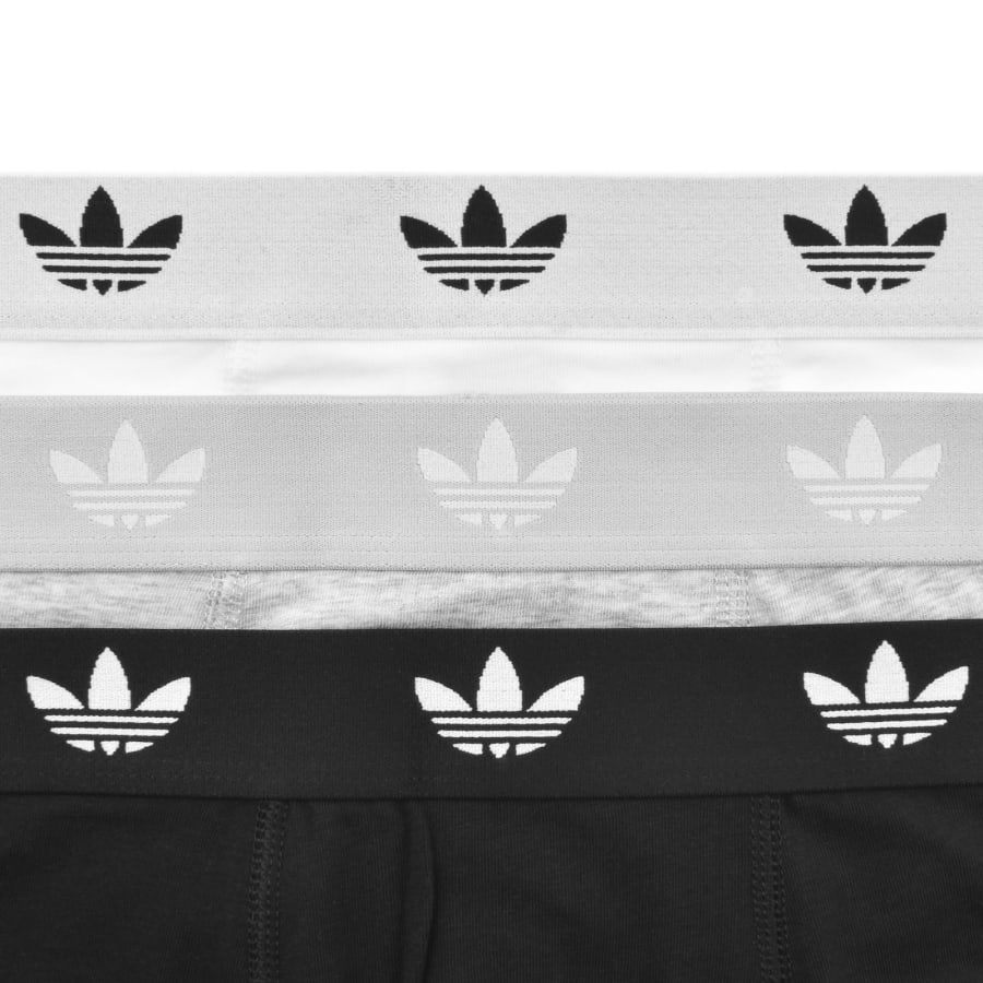 Image number 5 for adidas Originals 3 Pack Trunks Black