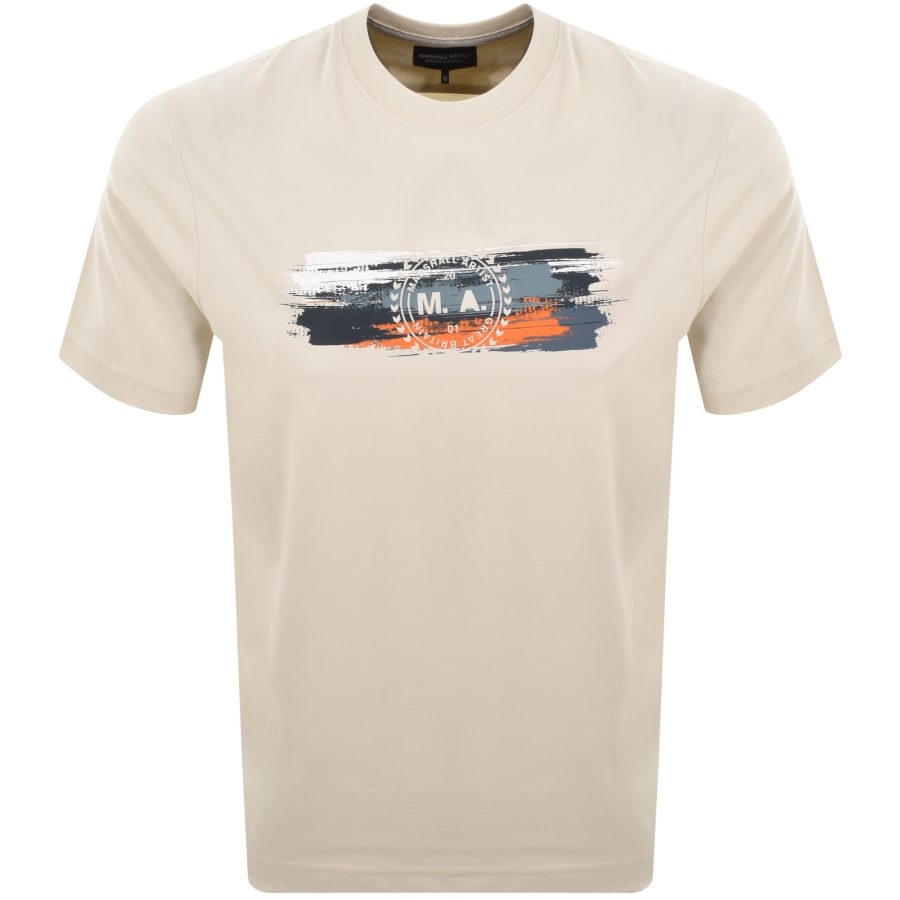 Image number 1 for Marshall Artist Equinox T Shirt Beige