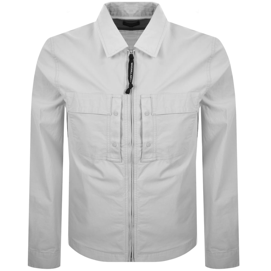 Image number 2 for Marshall Artist Stratton Overshirt Grey