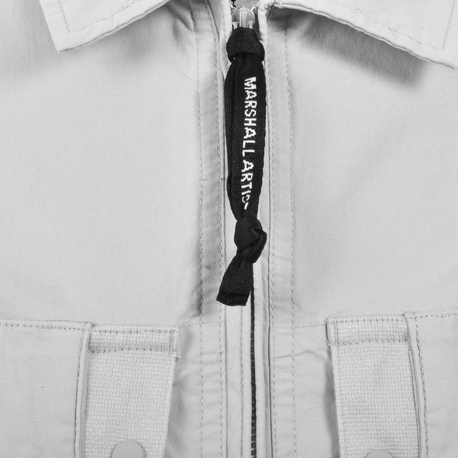 Image number 5 for Marshall Artist Stratton Overshirt Grey