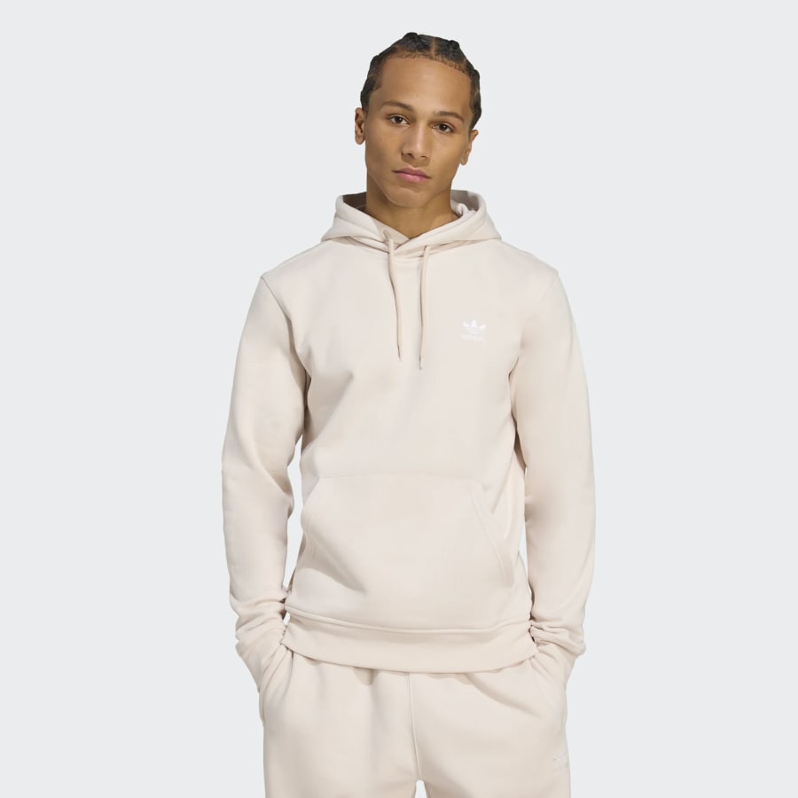 Image number 4 for adidas Originals Essential Hoodie Cream