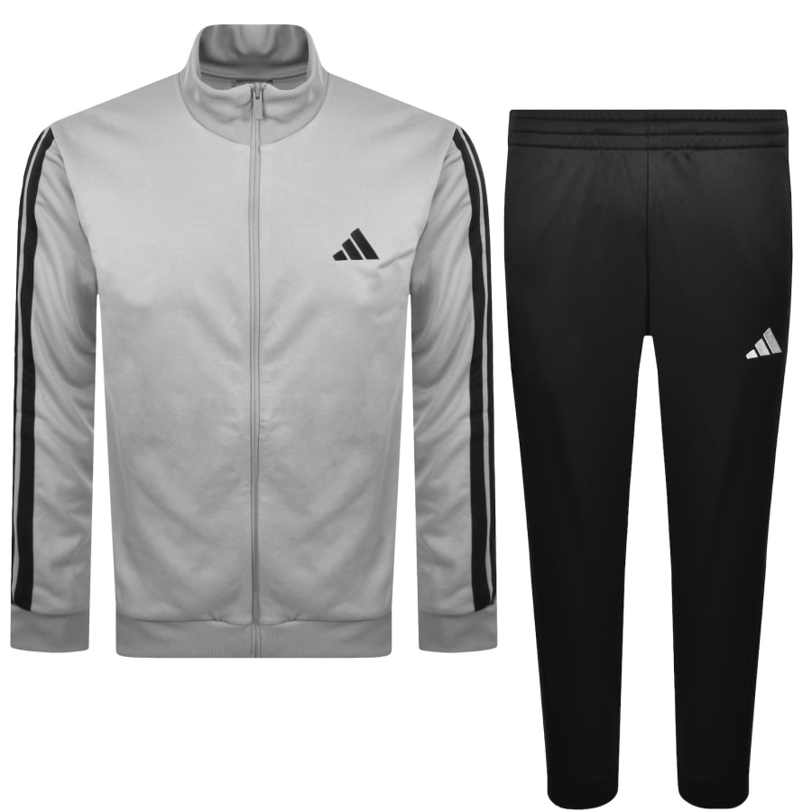 Image number 1 for adidas Sportswear French Terry Tracksuit Grey