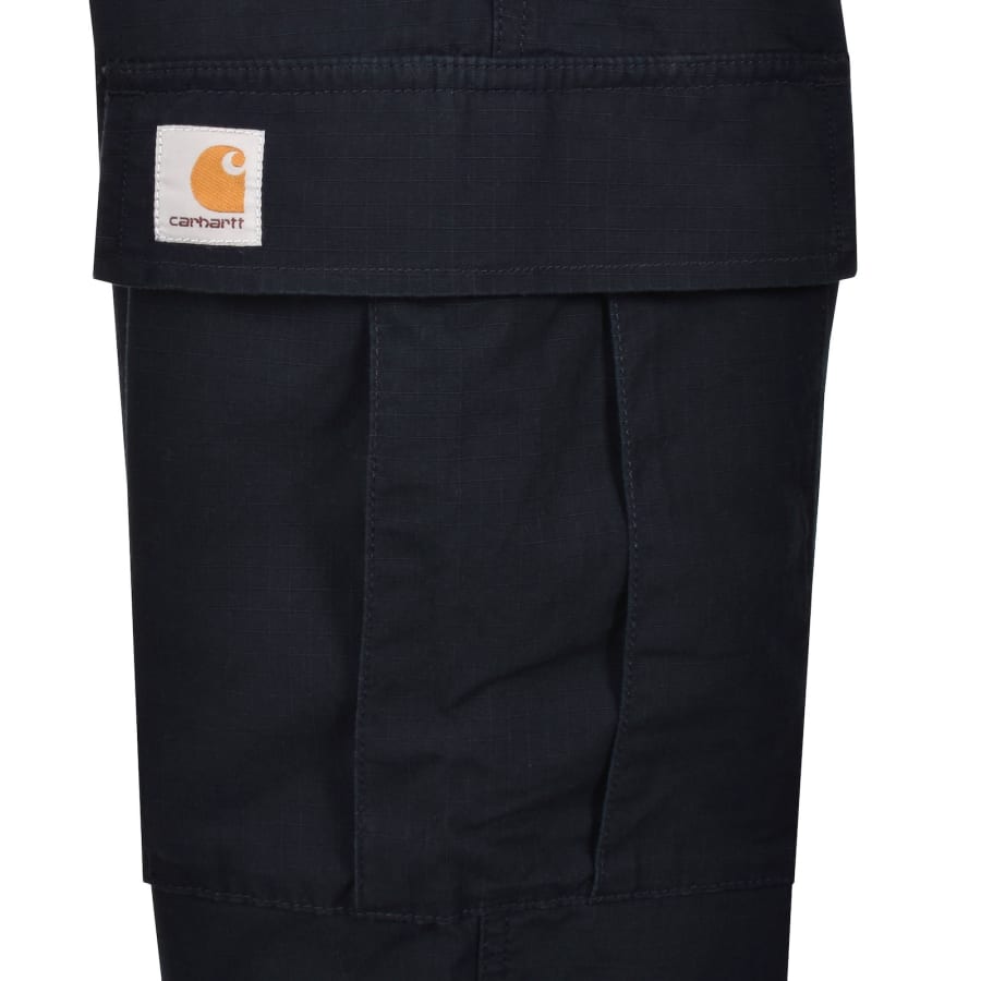 Image number 4 for Carhartt WIP Cargo Trousers Navy