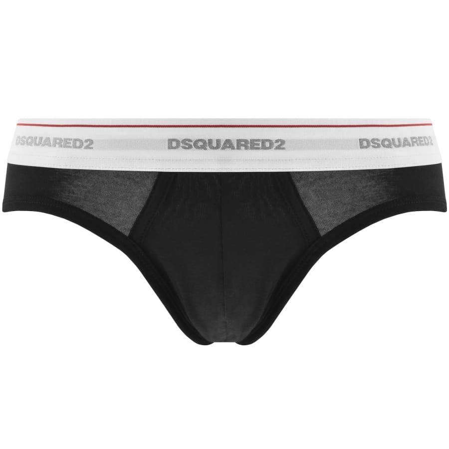 Image number 2 for DSQUARED2 Underwear 3 Pack Briefs Black