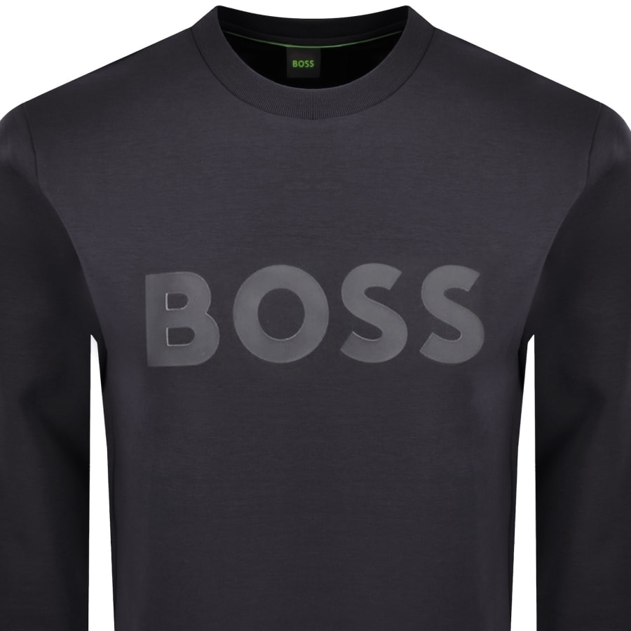 Image number 2 for BOSS Salbo Sweatshirt Navy