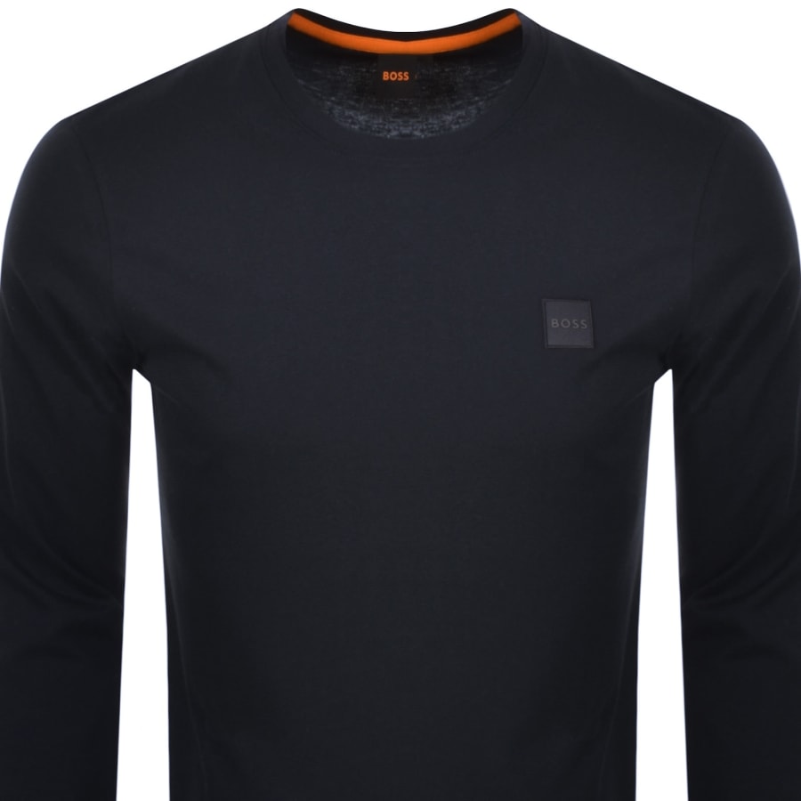 Image number 2 for BOSS Tacks T Shirt Dark Blue