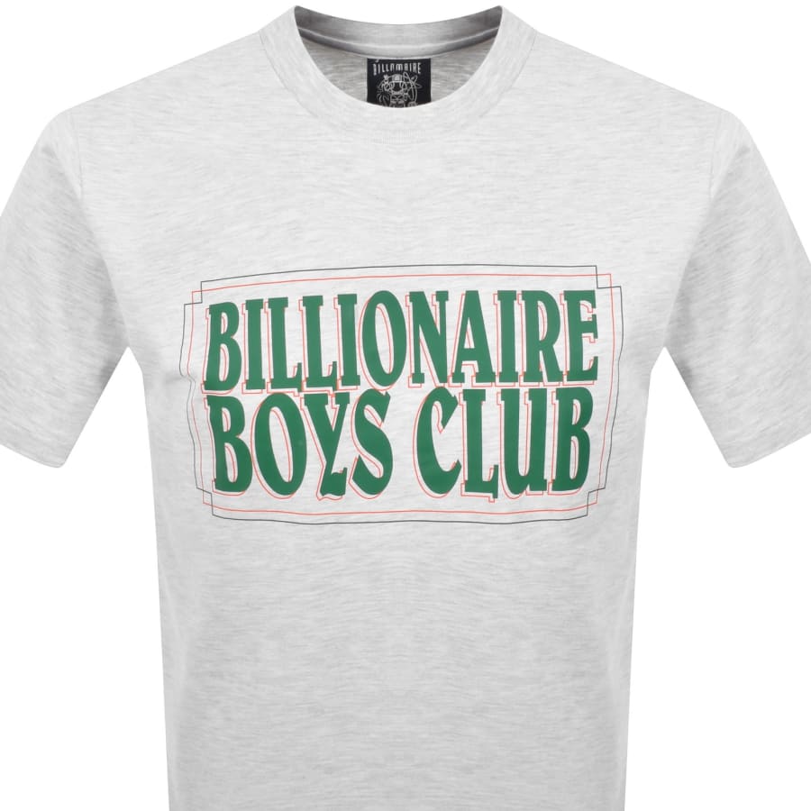 Image number 2 for Billionaire Boys Club Clubhouse Logo T Shirt Grey