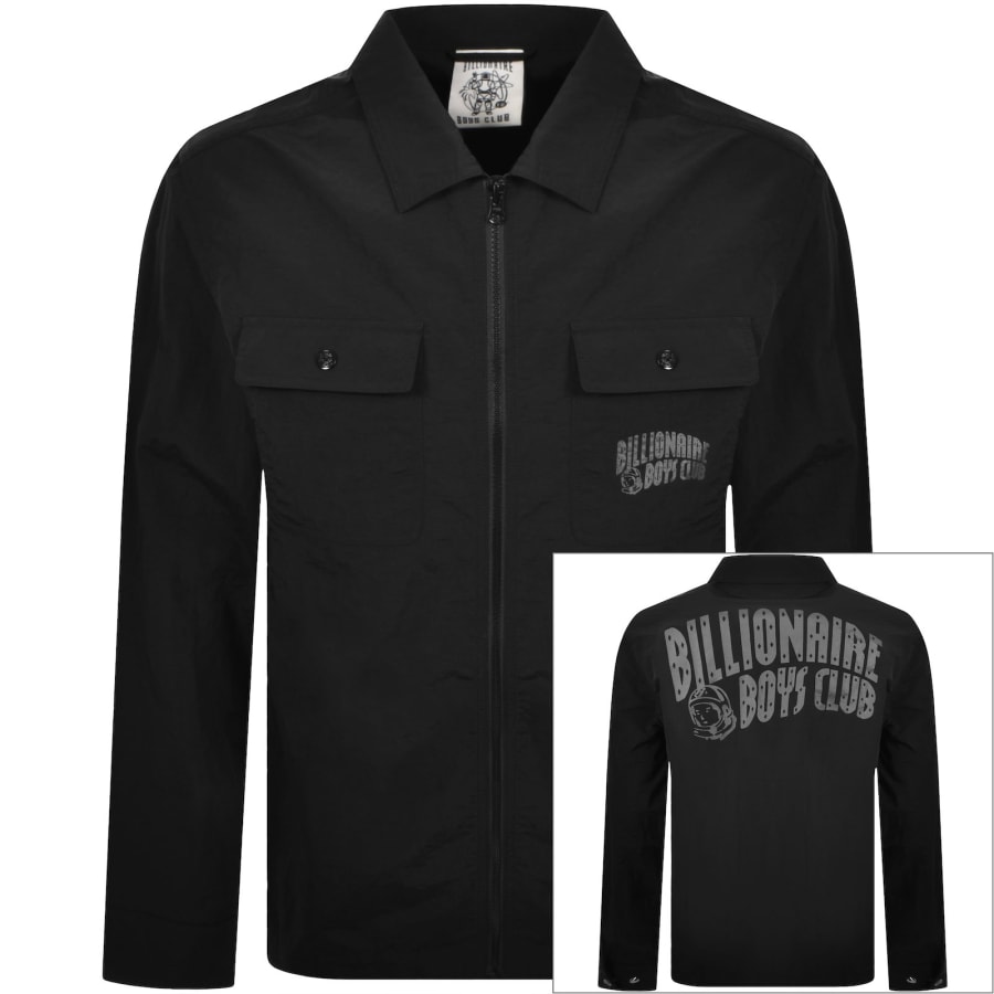 Image number 1 for Billionaire Boys Club Nylon Overshirt Black
