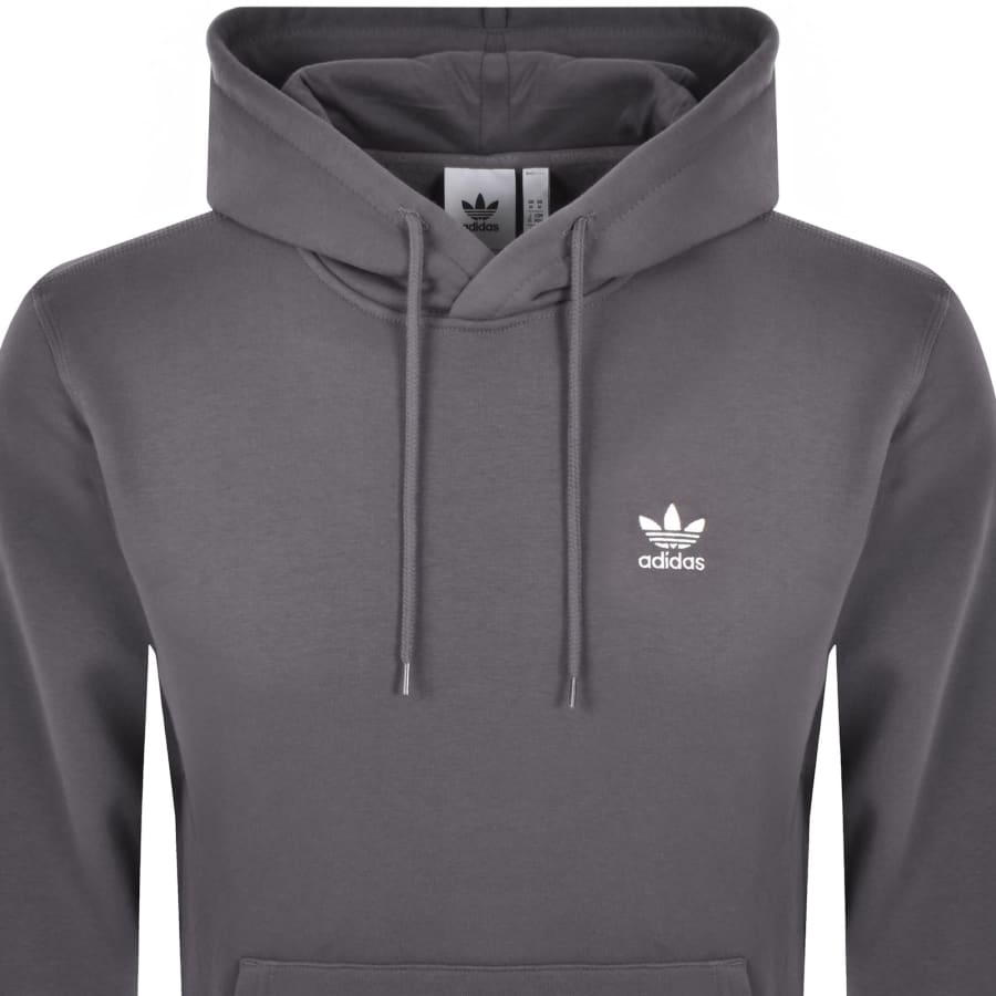 Image number 2 for adidas Originals Logo Hoodie Grey
