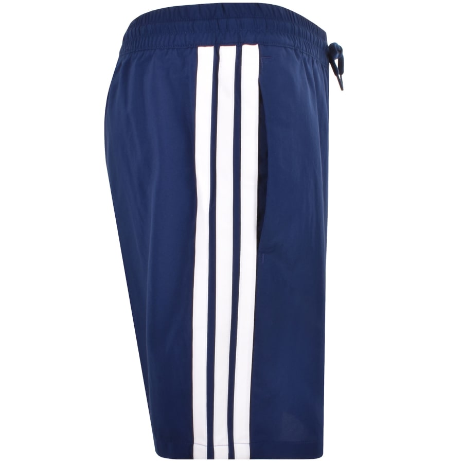 Image number 5 for adidas Sportswear 3 Stripe Chelsea Shorts Blue