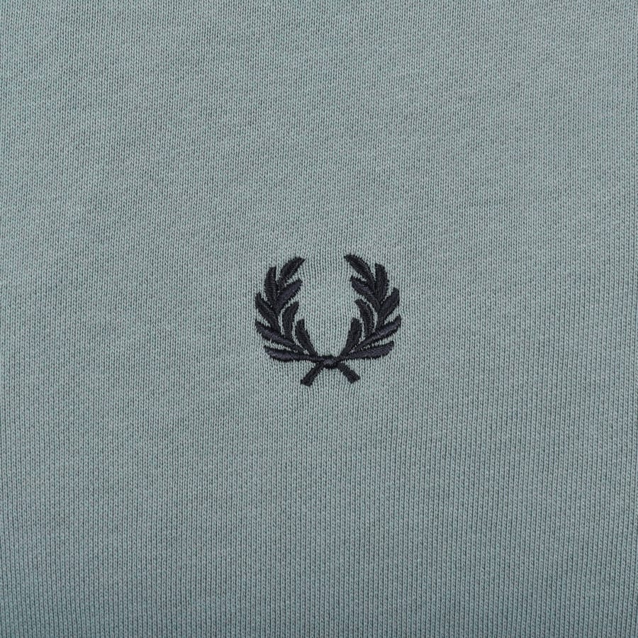 Image number 3 for Fred Perry Half Zip Sweatshirt Stockport Blue