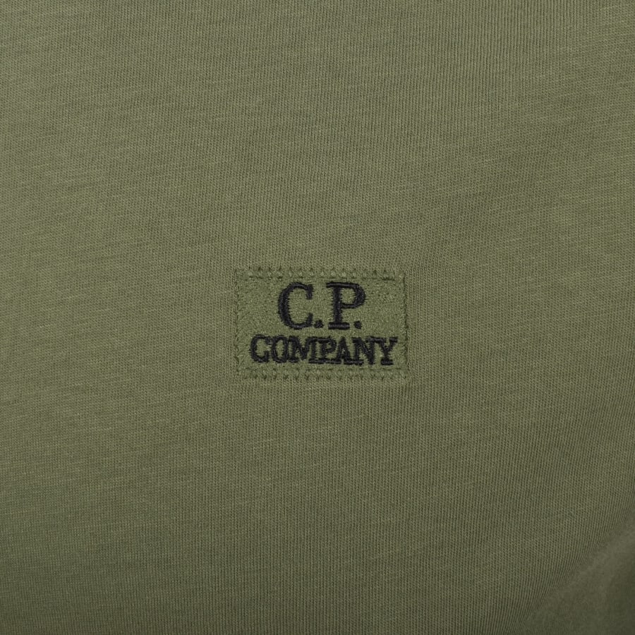 Image number 3 for CP Company Logo T Shirt Capers Green