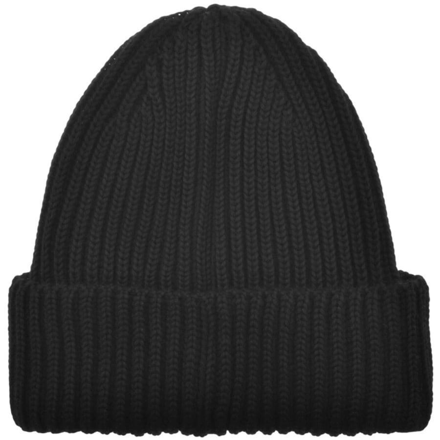 Image number 2 for CP Company Merino Beanie Hat Black