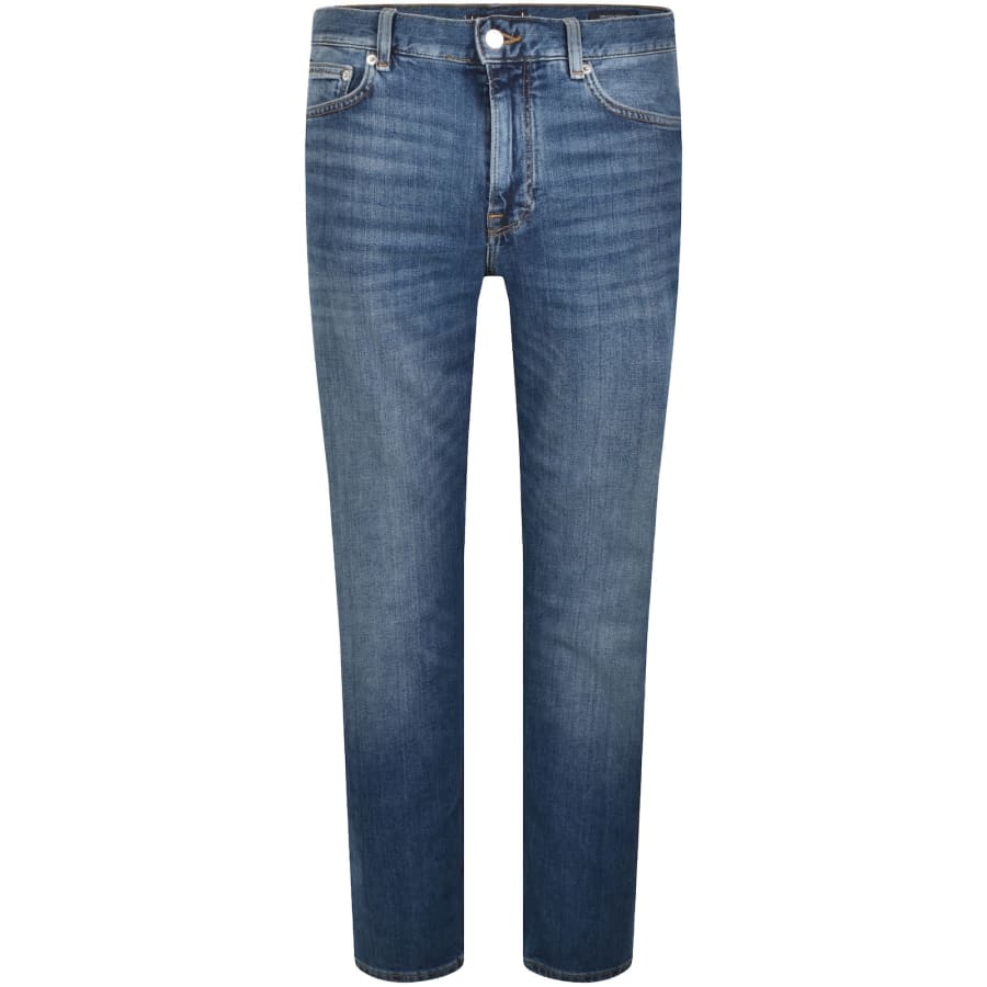 Image number 2 for Tommy Hilfiger Denton Straight Fit Jeans Blue