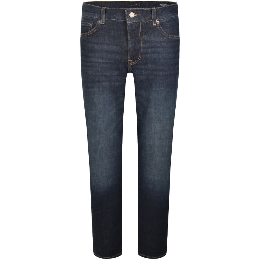 Image number 2 for Tommy Hilfiger Denton Straight Fit Jeans Blue