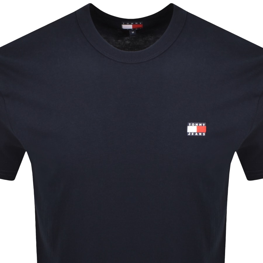 Image number 2 for Tommy Jeans Badge T Shirt Navy
