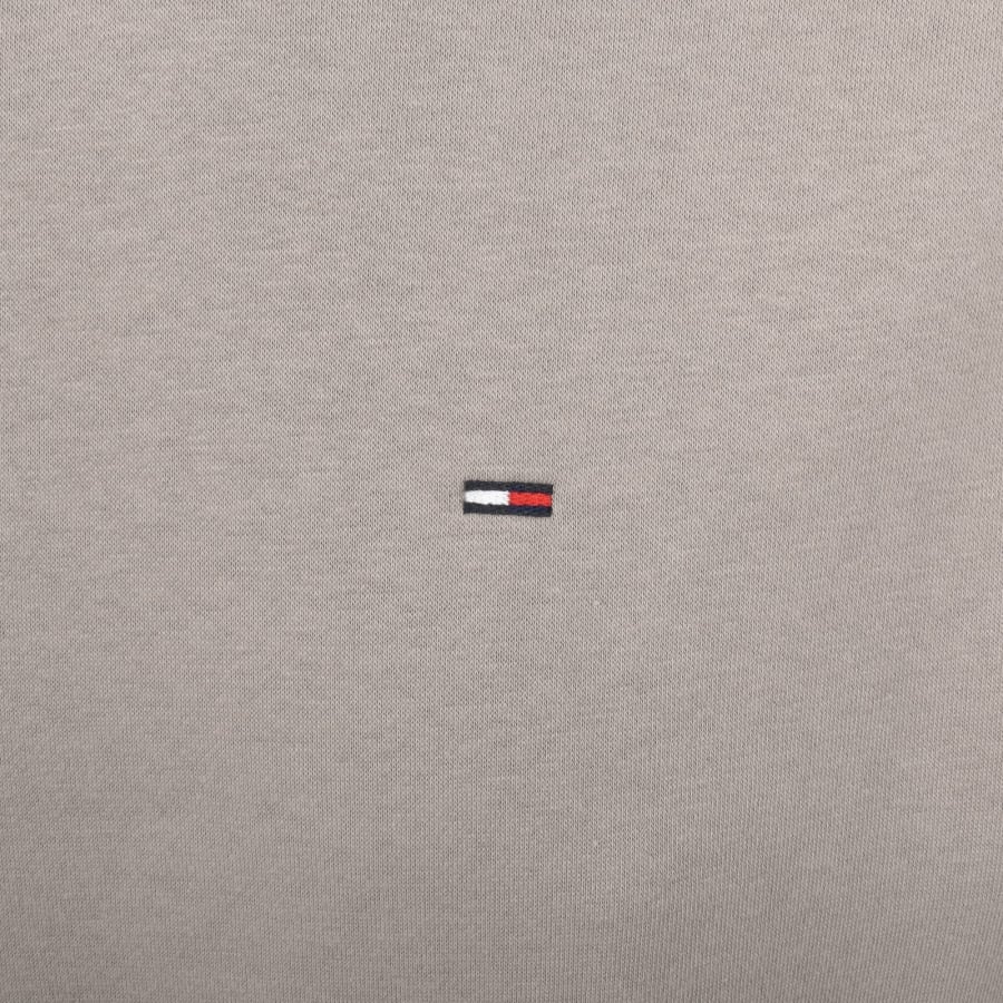 Image number 3 for Tommy Jeans Flag Logo Hoodie Brown